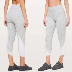 Lululemon Wunder Under Crop II Special Edition Scallop 24"